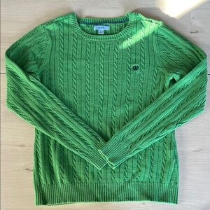 Vintage Izod Vibrant Green Crewneck Sweater